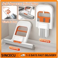 Mini Squeeze Table Mop – Foldable Portable Cleaning Sponge Mop with Self-Wringing System
