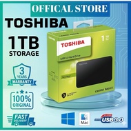 New Original Toshiba Canvio Basics 1TB HDD Hard Drive