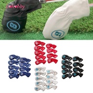 [Lohobby] 9pcs Golf Hybrid Set Kopfbedeckung Utility Club Interchangeable Number Tag