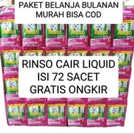 PROMO MURAH-SOKLIN LIQUID SACET 22 ML/RINSO MOLTO CAIR SACHET 18ML/SAYANG DETERJEN BUBUK 260GR