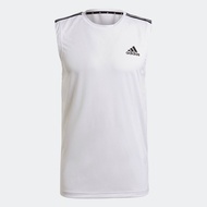 Gym & Training AEROREADY Designed To Move Sport 3-Stripes Tank Top Men White GM2158