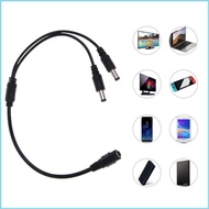 RUN DC Power 1 Female to 2 Male 5 5mmx2 1mm DC Power Supply Splitter Cord Cable for Camera Power Wir