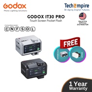 Godox iT30 Pro C/N/S/F/O/L 2.4G 2.8" Touchscreen Pocket Flash TTL Auto-Exposure 2.4G Wireless on-Cam