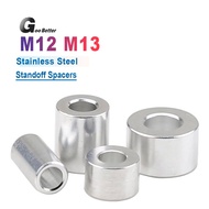 M12 M13 Stainless Steel Spacer - Standoff Collar Stand Off Spacers Bush Length:5/8/10/12/12.5/14/16/
