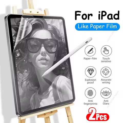 2PCS Paperlike Screen Protector For iPad 13 11th M4 M5 12.9 Air 11 M2 M3 5 4 3 10 9 9th 10th Generat