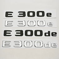 3D ABS Car Letters Logo E300e E300de Badge Sticker Rear Trunk Emblem Decals For Mercedes Benz E300e 