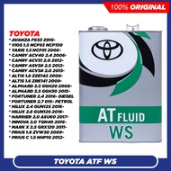 (100% Original) Toyota ATF WS Auto Transmission oil (4L)  08886-02305