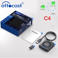 OTTOCAST Car TV Mate Pro C4 Car Accessories Wireless CarPlay Android Auto Adapter Video Converter fo