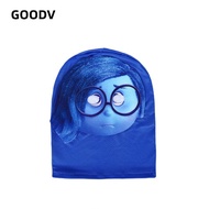 GOODV Inside Out Face , Sadness Anger  , Gift Costume Cosplay  Head  Riding