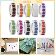 SEL 1000Pcs Colorful Dot Sticker Adhesive Dots Label Self Adhesive Dot Sticker 13mm