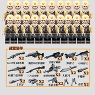 Compatible with Lego Minifigures World War II Military Soldiers Stormtrooper Uprising Army Eighth Ro