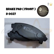 DAIHATSU CHARADE ESPRI G200 , G202 1.3 D0027 FRONT BRAKE PAD