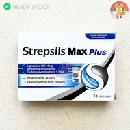 STREPSILS Max Plus 16 Lozenges Impor