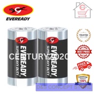 EVEREADY D Size Battery Heavy Duty 1.5V Size D Battery 2pcs