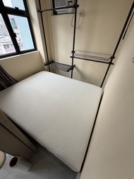 Queen Size Bed Frame Premium Emma Original Foam Mattress 床, 床架