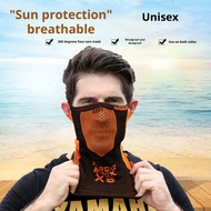junman123 Men's and women's cycling face shield summer thin sunscreen neck mask outdoor bandana riding mask