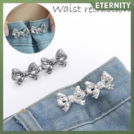 ETERNITY Bowknot Waist Bule Detachable Pant Clips Jeans Button Snaps Adjustable No Sewing Waistband 