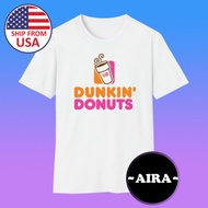 Dunkin Donuts Cup Men's White T-Shirt