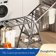 Floor Standing Clothes Drying Foldable Rack Balcony Household Retractable Clothes Drying Pole Balcon