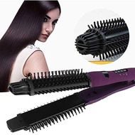 Ceramic Ionic Styler Pro Ionic Hot Brush and Hair Straightener Ceramic Flat Iron Straight Hair Care 