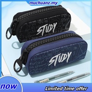 TOME Student Scholar Big Zipper Pencil Case Pencil Box Simple Creative Pensel Box Large-Capacity Can