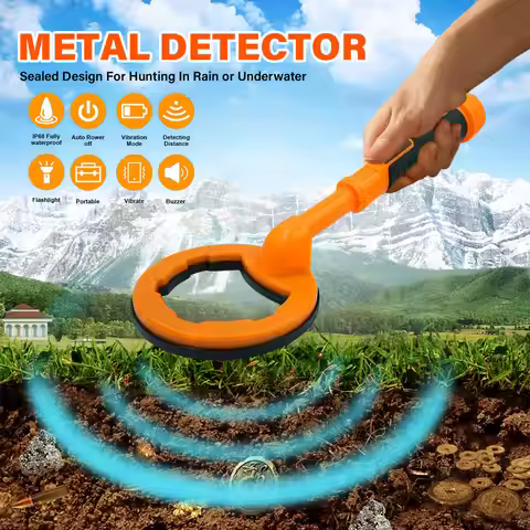 Hot Sell 2 IN 1 Underwater Metal Detector Pulse Pinpointer Induction Diving Treasure Metal Detector 