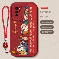 新年手机壳 Sarung telefon bimbit Honor v30/v30pro untuk Tahun Naga