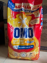 Bột giặt tay OMO 5.5kg mẫu mới và hương comfor 5.1kg (hàng mới giá mới)