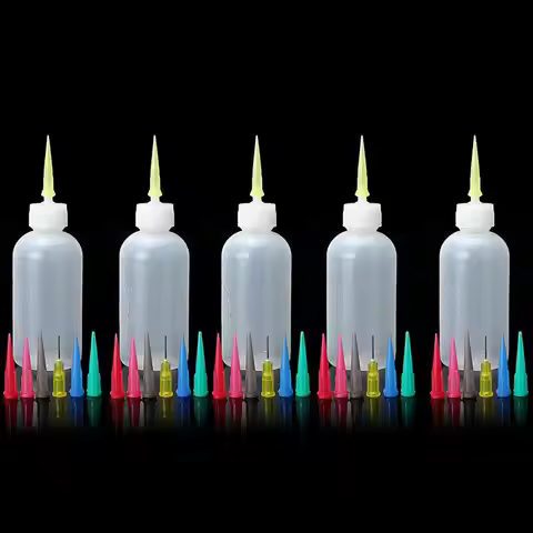 2/5pcs/Set Jam Painting Squeeze Bottles with 35 Nozzles Cake Decor Baking Pastry 50ML Bottle Drawing