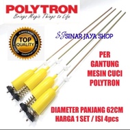 SHOCK BREAKER SUPSENSI KAKI PER GANTUNG MESIN CUCI POLYTRON TOP LOADING