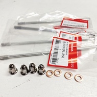 # Block Stud Tiang Blok EX5 CLASS 1 / EX5 DREAM / Set Tambahan Nut Head Panjang Chrome Dan washer co