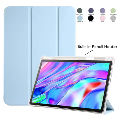 Funda for Huawei MatePad SE 11 2024 Case 11" with Pencil Holder Clear Soft Cover Funda for Huawei Ma