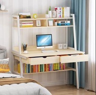 (訂貨價：$350up）書架+櫃桶+電腦枱 (寬80cm-120cm)書櫃 電腦桌 Desk + Bookshelf