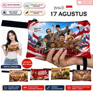 Pouch 17 AUGUST | Travel Souvenir Wallet for August 17th | Cosmetic & Pencil Case | 24x14 cm DTP