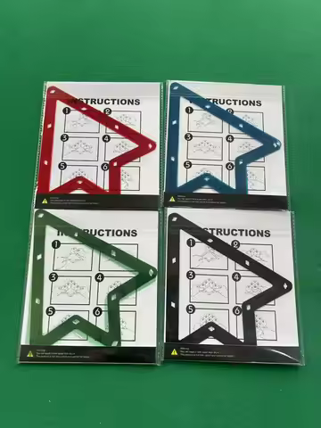 Professional Billiard Accessory 6pcs/bag Magic Rack Sheet 9 Ball 10 Ball