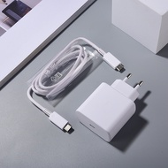 Original Samsung 45W  EU US UK Charger Fast Charging Wall Power Adapter USB C To Type C PD Cable For