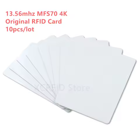 NFC 13.56mhz RFID Classic S70 4K MEMORY ISO14443A RF Smart IC Chip Card for Access Control System 10