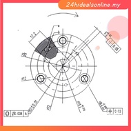 <HRDEAL>3Pcs 36T Wheel Hub Motor Planetary Gears W/ Bearing For Bafang for Ebike Motor
