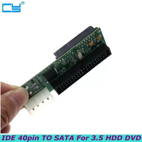 SATA To IDE Adapter Converter 2.5 Sata Female To 3.5 IDE Male HDD DVD Serial 2.5 SATA Female To 3.5"