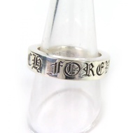 全新 △ CHROME HEARTS Spacer Forever 6mm 戒指，925 銀，日本尺寸 19，重 11.65 克，男士，非常受歡迎，強烈建議 ◎