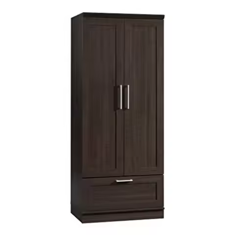 HomePlus Wardrobe/Pantry cabinets L: 28.98" x W: 20.95" x H: 71.18" Dakota Oak finish