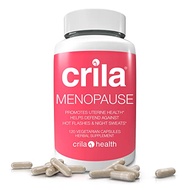 Hot Flash, Mood Swings, and Menopause Hormone Support by CRILA I 2 Month Supply | Night Sweats & Hot