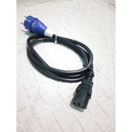KABEL AC POWER STEKER BIRU MODEL BUILT UP kabel 3 x 1.5