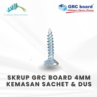 GRC Board Screws 4mm Sachet & Box Packaging - sachet - Sachet
