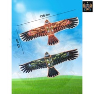 WAU BURUNG,LAYANG-LAYANG BURUNG,Flying Eagle Kite Children Toy with String Layang-layang Burung Helang