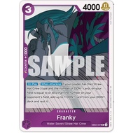 ONE PIECE CARD FRANKY EB02-037 R ENGLISH