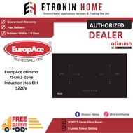 EuropAce otimmo 75cm 2-Zone Induction Hob EIH 5220V