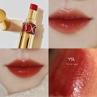 WoolYSL Saint Laurent Powder Round Tube Silver Tube Lipstick 122/130 Moisturizing Tomato 80 04 15 5B