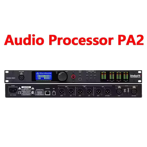 Professional audio processor PA2 2 input 6 output speaker audio processor original software professi