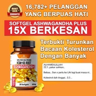 [Original] Ashwagandha Plus KSM 66 Root Naturaherb - Herbal Supplement Aswagandha Ashwaganda Ashvagganda